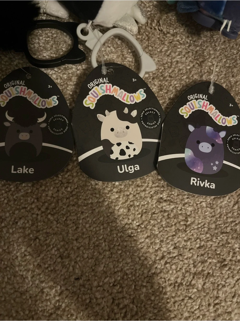 Squishmallows three cow